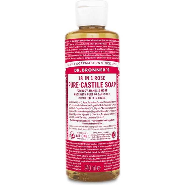Dr. Bronners Pure-Castile Liquid Soap Rose 240ml