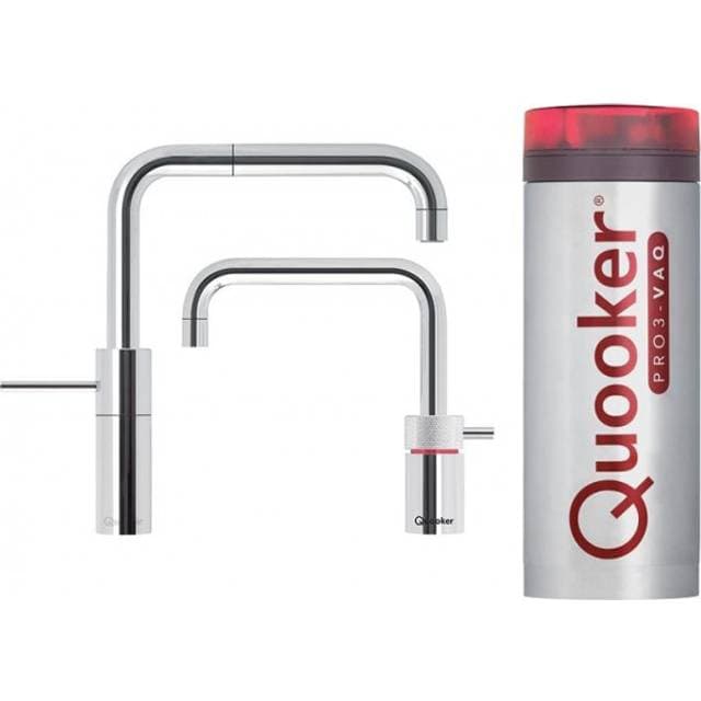 Quooker Nordic Square Twintaps Inkl Combi (Q210550102+Q210480102+Q110880202)
