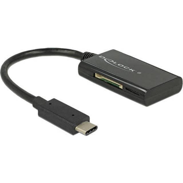 DeLock USB-C Card Reader for microSDHC/SDHC (91740)