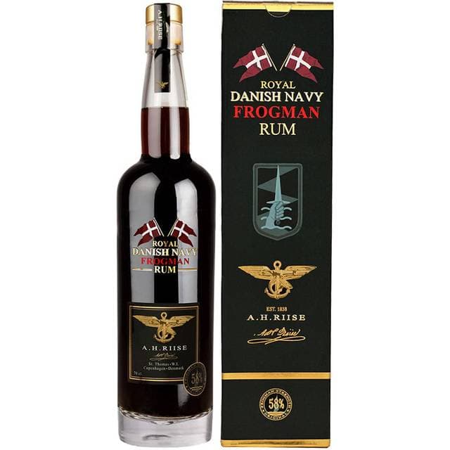 A.H. Riise Frogman Royal Danish Navy Rum 70cl 58% 70 cl