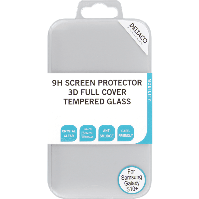 Deltaco 3D Curved Crystal Clear Screen Protector for Galaxy S10+
