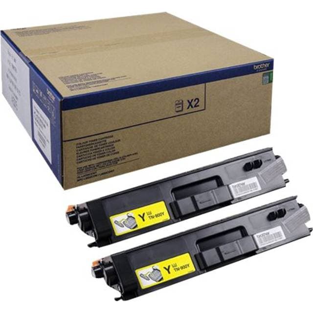Brother TN900Y (Yellow) 2-pack