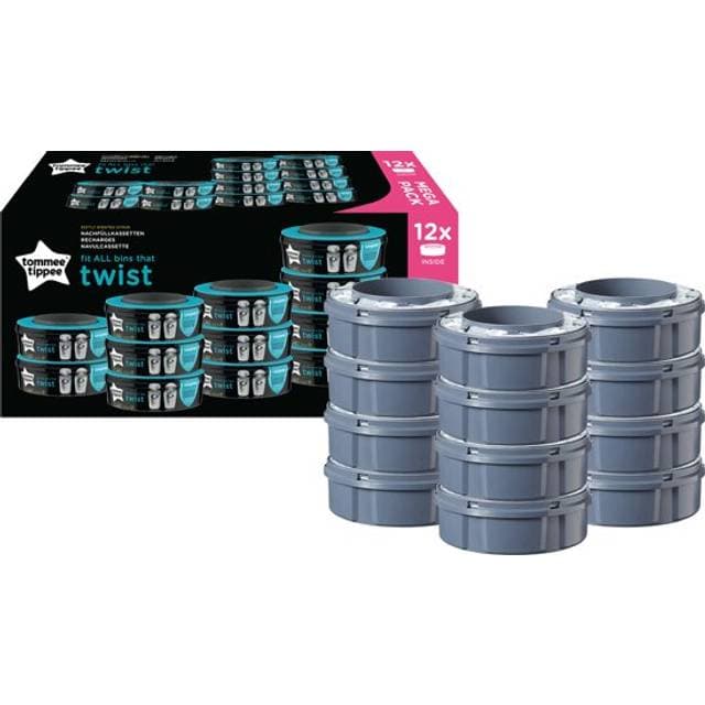 Tommee Tippee Sangenic Twist & Click Refill 12-pack