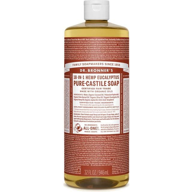 Dr. Bronners Pure-Castile Liquid Soap Eucalyptus 946ml