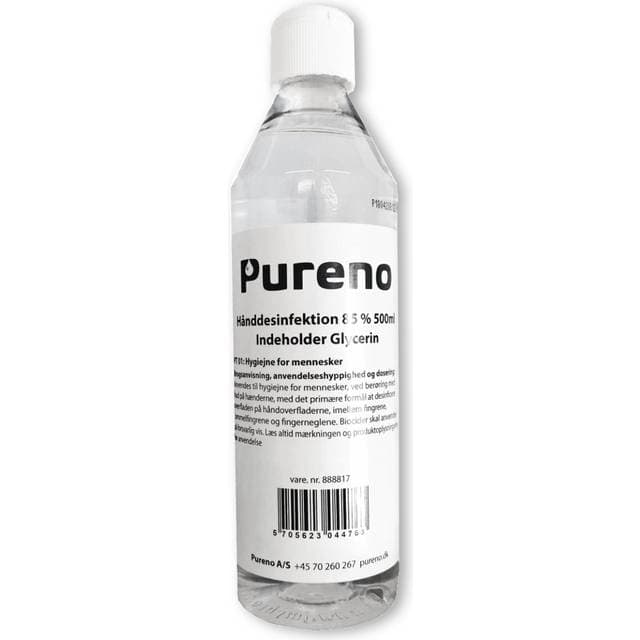 Pureno Hånddesinfektion 85% Refill 500ml