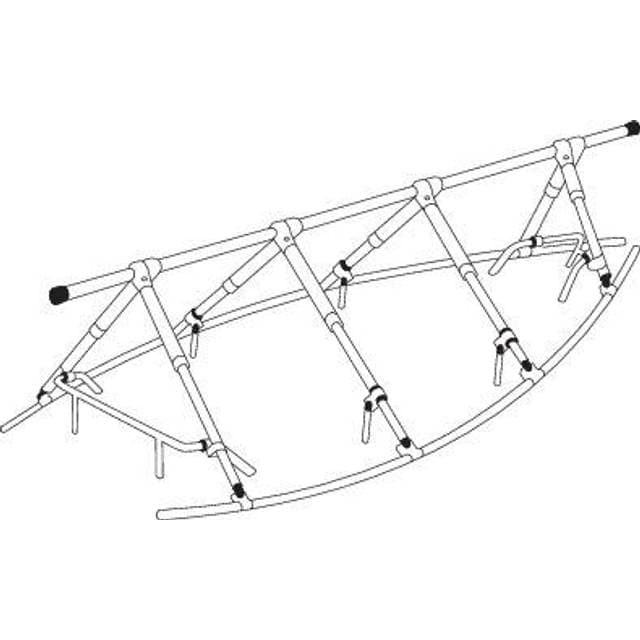Noa Outlaying frame 11 meter 4 stanchion base (10437)
