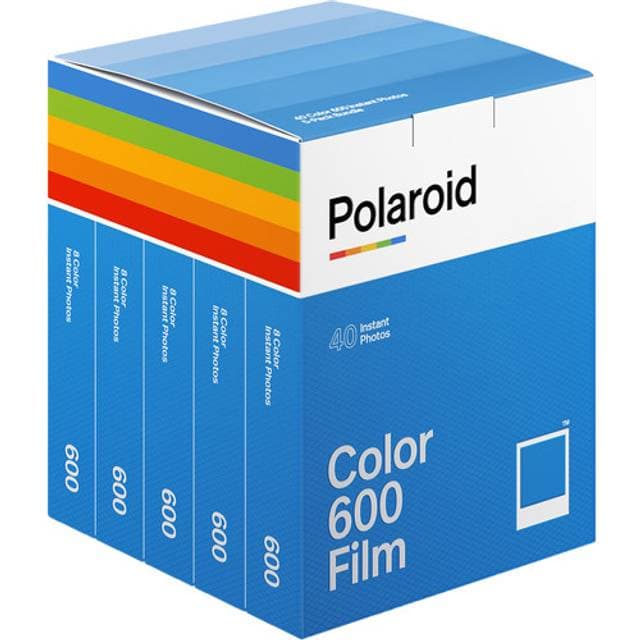 Polaroid Color 600 Film 40-pack - White Frame
