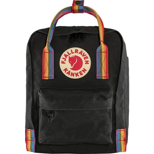 Fjällräven Kånken Rainbow Mini - Black/Rainbow Pattern
