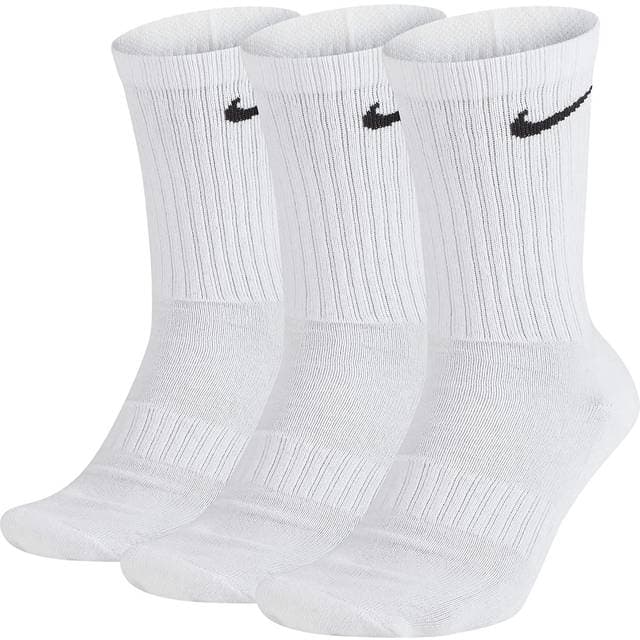 Nike Everyday Cushioned Training Crew Socks 3-pack - White/Black
