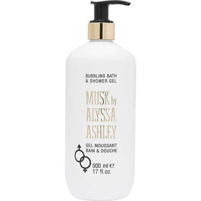 Alyssa Ashley Musk Bubbling Bath & Shower Gel Pump 500ml