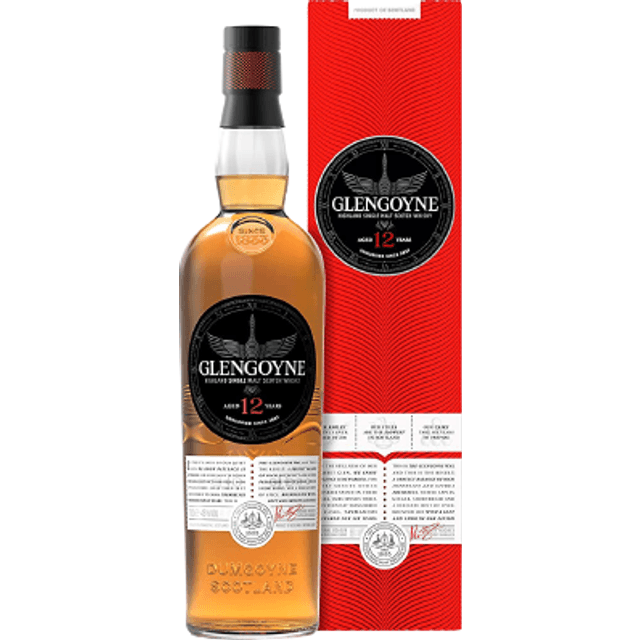 Glengoyne 12 Year Old Highland Single Malt Scotch Whisky 43% 70 cl