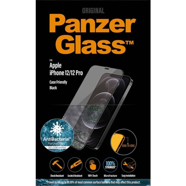 PanzerGlass Case Friendly Screen Protector for iPhone 12/12 Pro