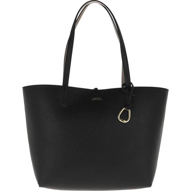 Lauren Ralph Lauren Reversible Tote Bag - Black/Taupe
