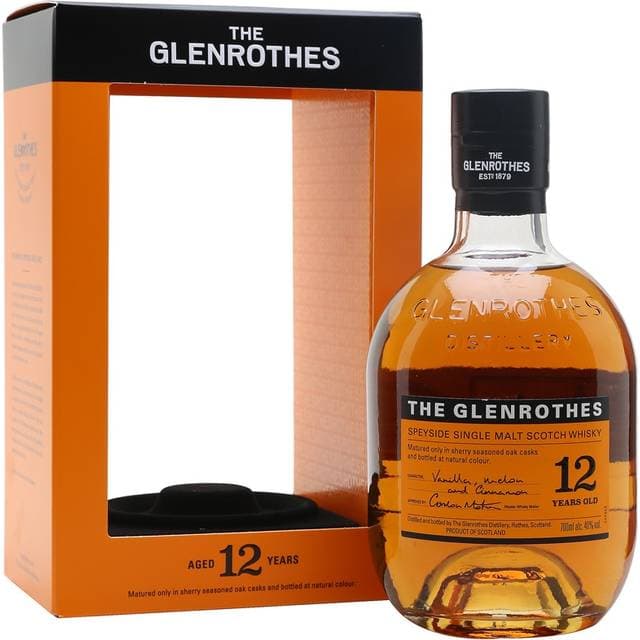 The Glenrothes 12 Year Old Speyside Single Malt Scotch Whisky 40% 70 cl