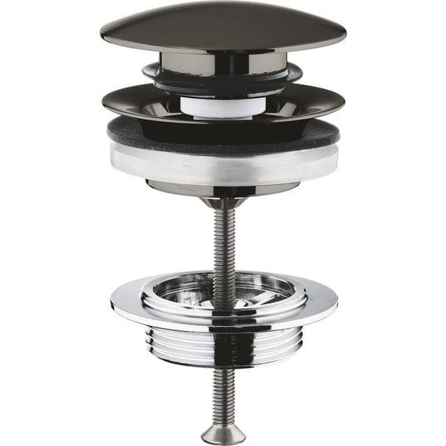 Grohe Afløbsgarniture med tryk-åben, børstet hard graphite