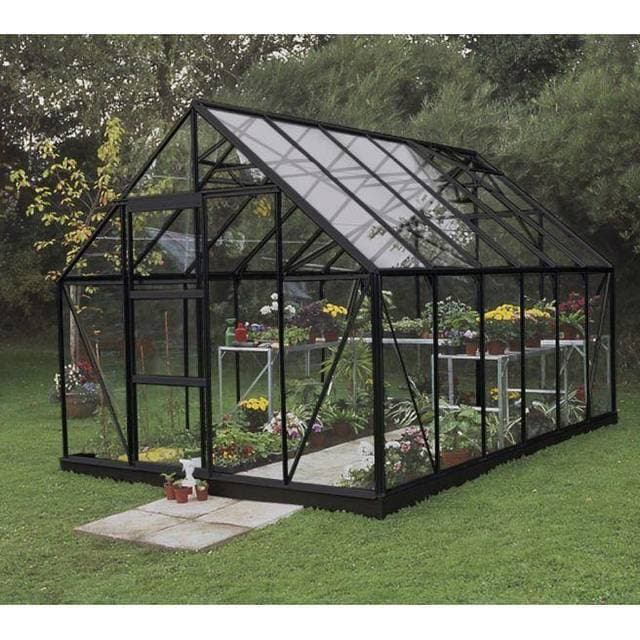 Halls Greenhouses Universal 9.9m² Aluminium Hærdet glas
