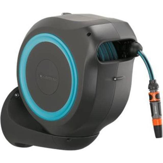 Gardena Wall-Mounted Hose Box RollUp M - Turquoise 20m