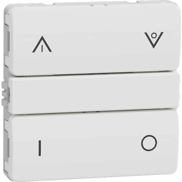 Lauritz Knudsen LK Fuga Wiser Trådløs Batteritryk 4 Slutte - Hvid