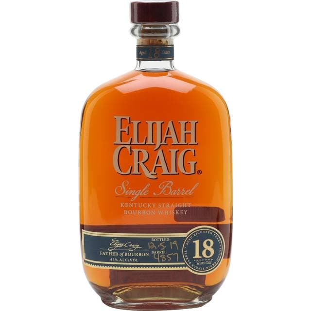 Elijah Craig 18 Year Old Single Barrel 45% 75 cl