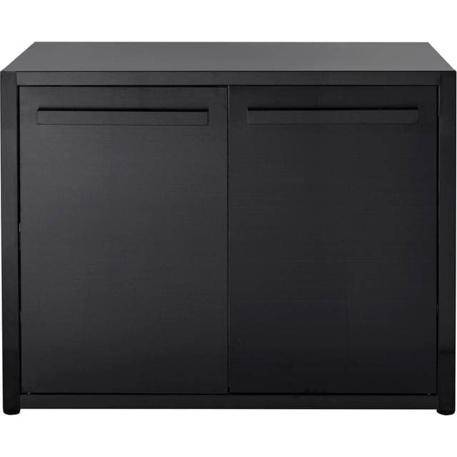 MyOutdoorKitchen Nordic Line Side Table with Doors 120cm Black