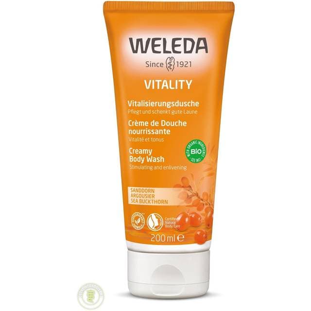 Weleda Vitality Sea Buckthorn Creamy Body Wash 200ml