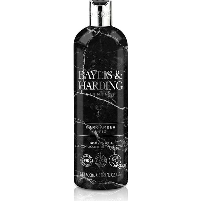Baylis & Harding Elements Body Wash Dark Amber & Fig Luxury 500ml