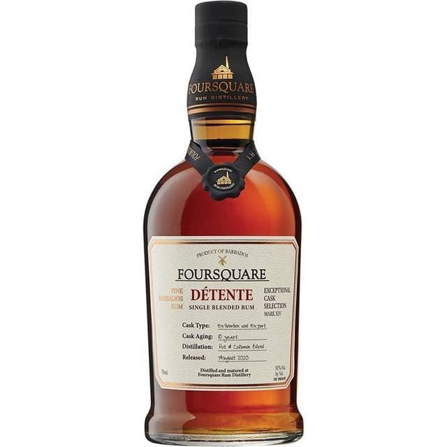 Foursquare Detente Single Blended Rum 51% 70 cl