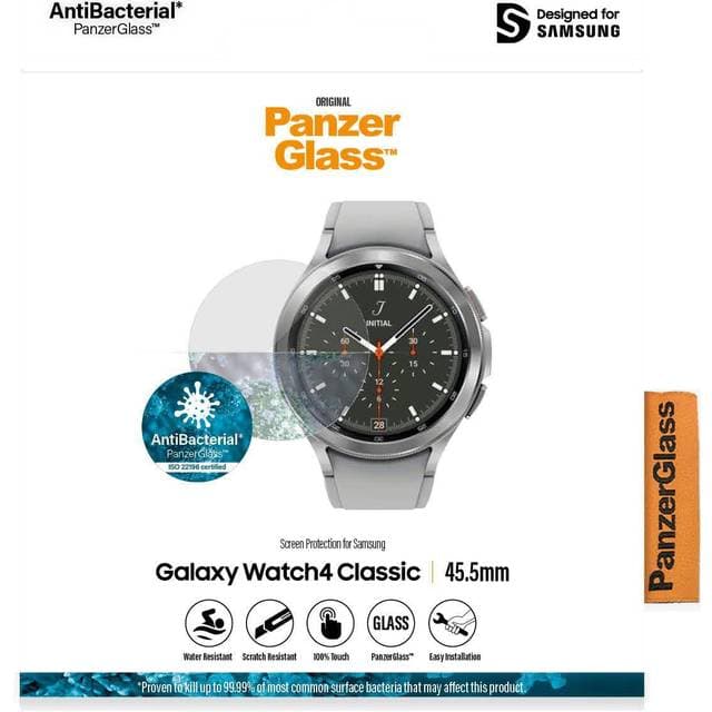 PanzerGlass AntiBacterial Screen Protector for Galaxy Watch 4 Classic 45.5mm
