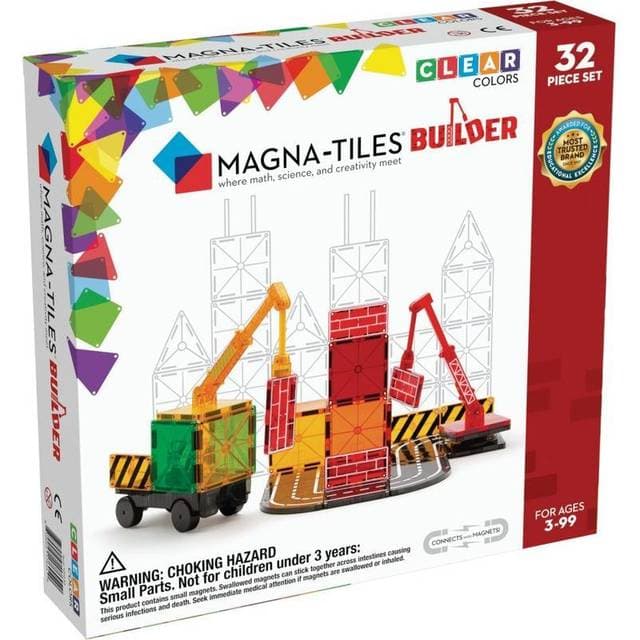 Magna-Tiles Clear Colors Builder 32 dele