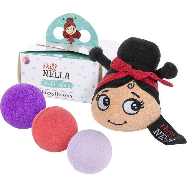 Miss Nella Bath Bomb & Sponge Fizzylicious 3-pak