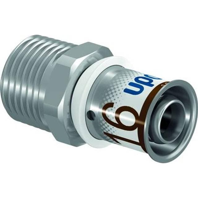 Uponor S-Press kobling m/nippel 20-R3/4"MT