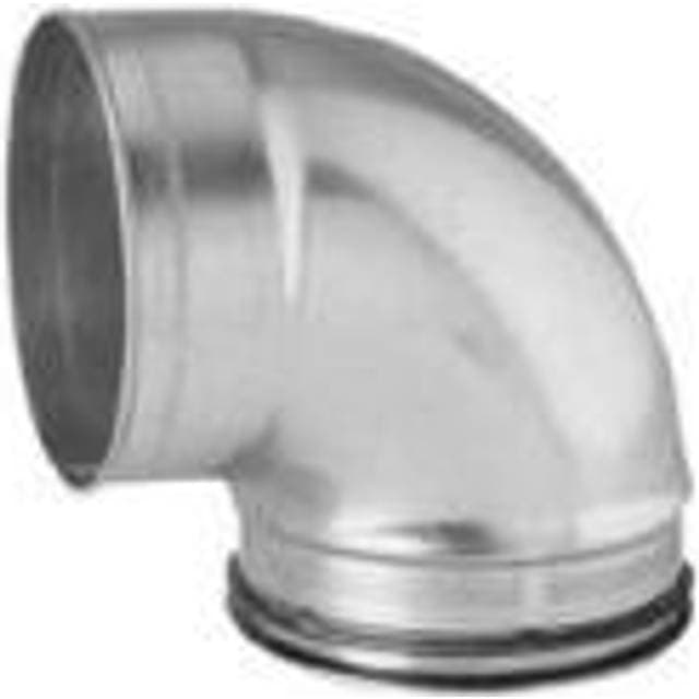 Lindab Øland Bøjning 90° Ø100 mm Muffe/Nippel