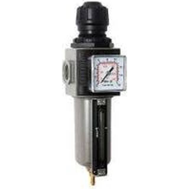 Flair E24/2P 3/8"-1/2" filter med reduktionsventil og manometer