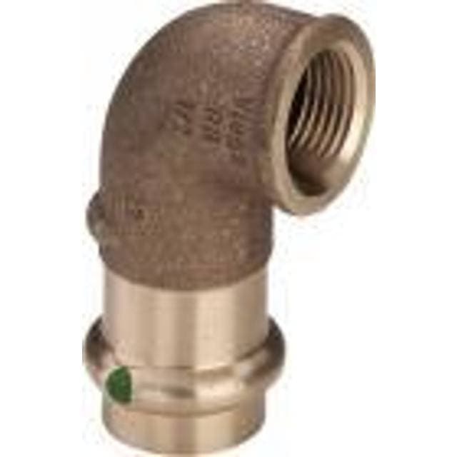 VIEGA 15 mm x 3/4" Sanpress overgangsvinkel 90°