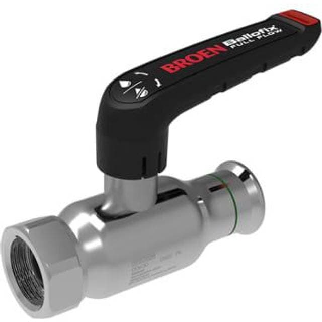 BROEN Ballofix Full Flow RF 42x1 1/2 DN40 lav spindel