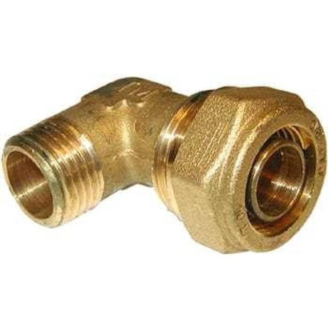 Unite Pex-fittings vinkel med nippel 20 mm x 1/2"