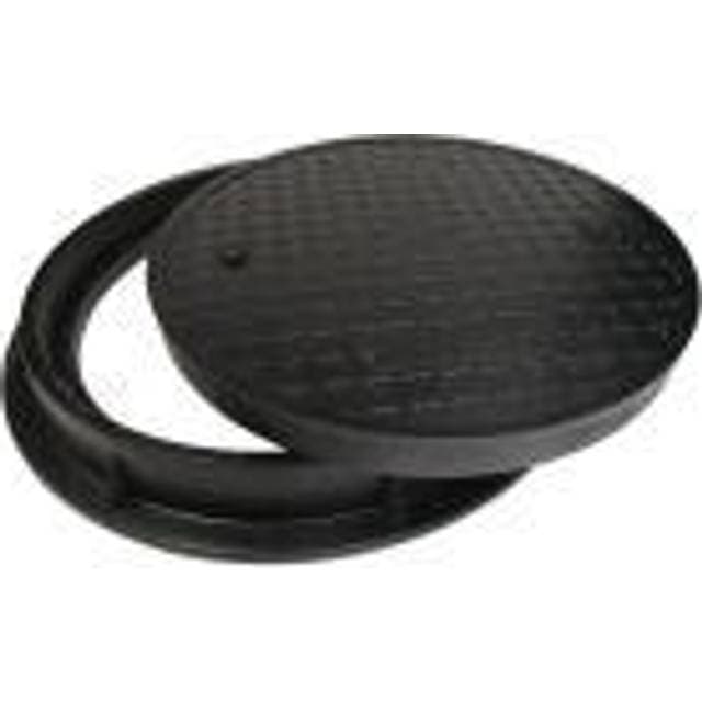 Lauridsen Lauridsen 700 mm karm/dæksel, rund, fast, 12,5 t, glasfiber