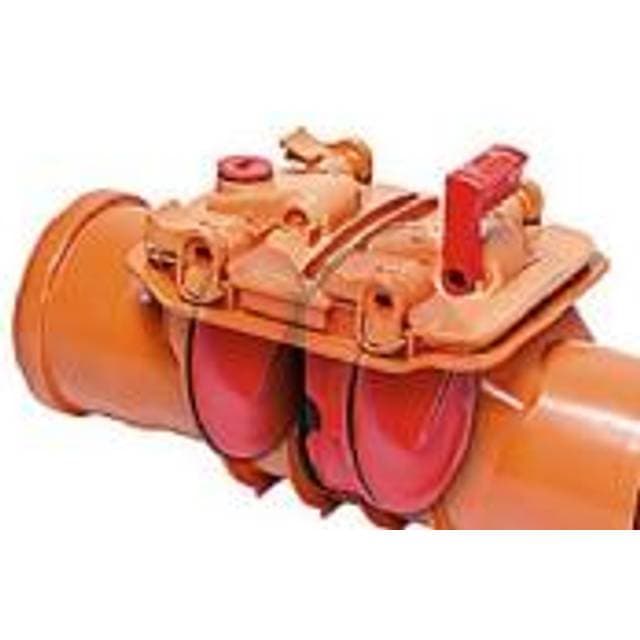 Lauridsen m/2 kontraklapper PVC-højvandslukke, 110mm