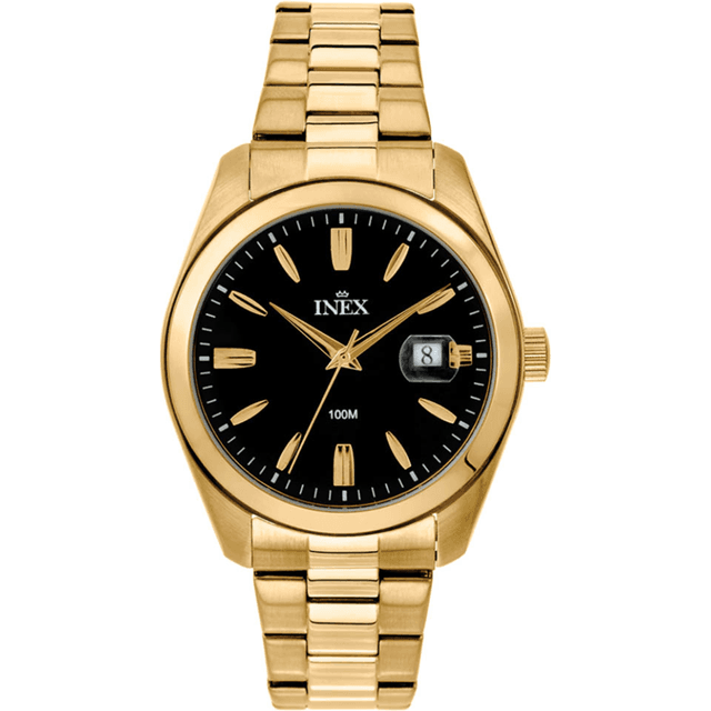 INEX Dato Double Inex Lænke A69528D5I, M 10ATM Herre m/lænke (Stæhr)