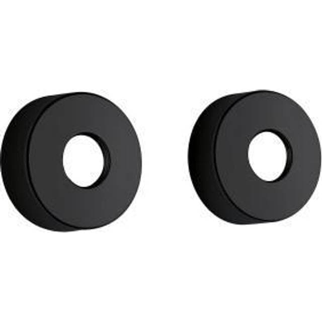 Damixa Rosetter 3/4" Ø75mm 2 stk. mat sort