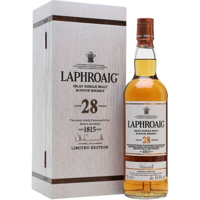 Laphroaig 28 Year Old Islay Single Malt Scotch Whisky 44.4% 70 cl