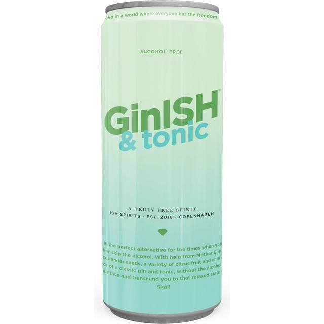 Ish GinISH & Tonic Non-alcoholic Cocktail 0.4% 25 cl
