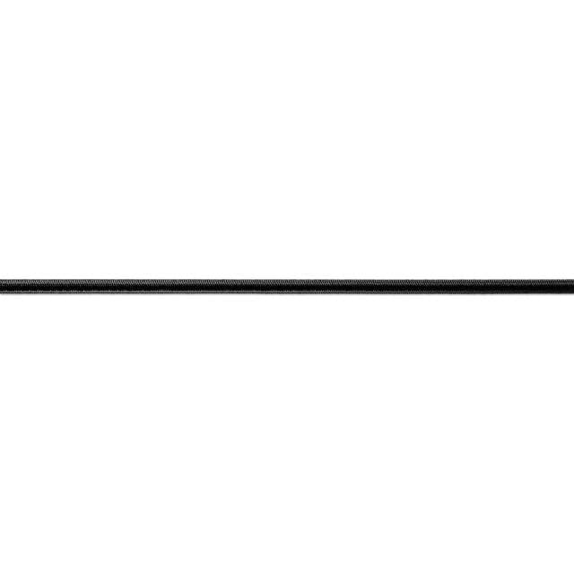 Robline Snor, Shockcord, Elastik, Sort (6mm/100m) 1stk