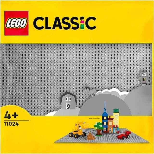 LEGO Classic Grå byggeplade 11024