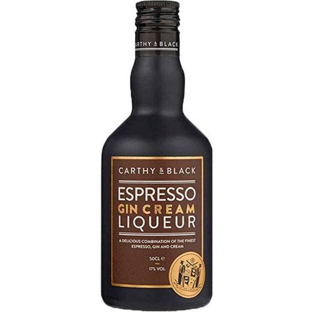 Monin Carthy & Black Espresso Cream Liqueurs Gin 17% 50 cl