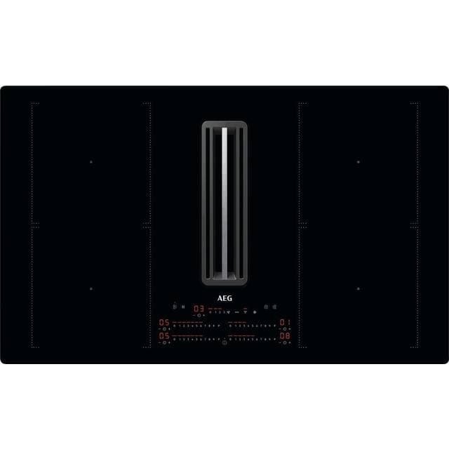 AEG Induktionskogeplade Med Emhætte 83 Cm Klasse A+