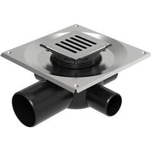 Unidrain ClassicLine Column Kvadrat sampak 3. 10x10cm. Ø75mm