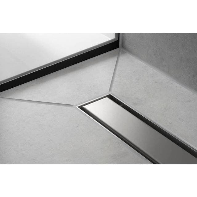 Hansgrohe Raindrain Match afløbsrende, fliser, 700 mm, børstet rustfrit stål