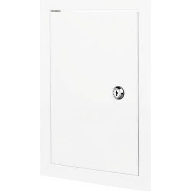 Duka inspektionslem med lås 600x600 hvid