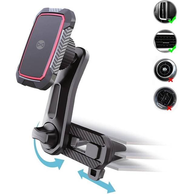 Forever Justerbar magnetisk mobilholder til luftindtaget